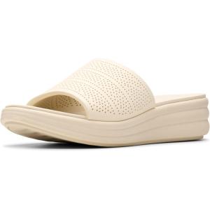 imageClarks Womens Drift Twist Slide SandalCream Synthetic