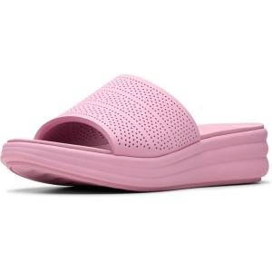 imageClarks Womens Drift Twist Slide SandalPurple Synthetic