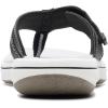 imageClarks Womens Brinkley Jazz Flip FlopBlack Synthetic