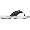 imageClarks Womens Brinkley Jazz Flip FlopBlack Synthetic
