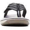 imageClarks Womens Brinkley Jazz Flip FlopBlack Synthetic