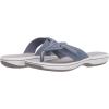 imageClarks Womens Brinkley Jazz Flip FlopBlue Grey Synthetic