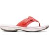 imageClarks Womens Brinkley Jazz Flip FlopGrenadine Synthetic