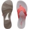 imageClarks Womens Brinkley Jazz Flip FlopGrenadine Synthetic