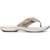 imageClarks Womens Brinkley Jazz Flip FlopTan Synthetic