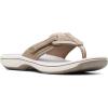 imageClarks Womens Brinkley Jazz Flip FlopTan Synthetic