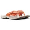 imageClarks Womens Brinkley Jazz Flip FlopTangerinePop Synthetic