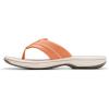 imageClarks Womens Brinkley Jazz Flip FlopTangerinePop Synthetic