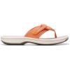 imageClarks Womens Brinkley Jazz Flip FlopTangerinePop Synthetic