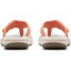 imageClarks Womens Brinkley Jazz Flip FlopTangerinePop Synthetic