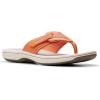 imageClarks Womens Brinkley Jazz Flip FlopTangerinePop Synthetic