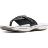 imageClarks Womens Brinkley Jazz Flip FlopBlack Synthetic