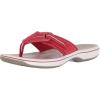 imageClarks Womens Brinkley Jazz Flip FlopRed Synthetic