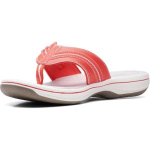 imageClarks Womens Brinkley Jazz Flip FlopGrenadine Synthetic