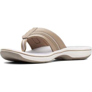 imageClarks Womens Brinkley Jazz Flip FlopTan Synthetic