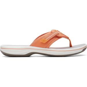 imageClarks Womens Brinkley Jazz Flip FlopTangerinePop Synthetic