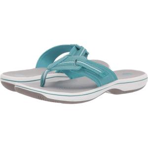 imageClarks Womens Brinkley Jazz Flip FlopTurquoise