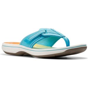 imageClarks Womens Brinkley Jazz Flip FlopTurquoise Ombre