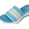 imageClarks Womens Arla Hollis SandalLight Blue Combi Textile