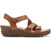 imageClarks Womens Calenne Clara Wedge SandalTan Combi