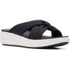 imageClarks Womens Drift Ave Wedge SandalBlack Interest