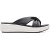 imageClarks Womens Drift Ave Wedge SandalBlack Synthetic