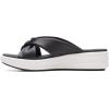 imageClarks Womens Drift Ave Wedge SandalBlack Synthetic