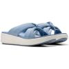 imageClarks Womens Drift Ave Wedge SandalDenim Blue Textile
