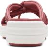 imageClarks Womens Drift Ave Wedge SandalDusty Rose Synthetic