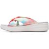 imageClarks Womens Drift Ave Wedge SandalMulticolour Textile
