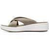 imageClarks Womens Drift Ave Wedge SandalOlive Interest