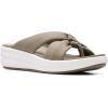 imageClarks Womens Drift Ave Wedge SandalOlive Interest