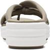 imageClarks Womens Drift Ave Wedge SandalOlive Interest