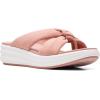 imageClarks Womens Drift Ave Wedge SandalPeach Textile