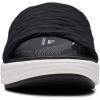 imageClarks Womens Slip On Open Toe Slide SandalsBlack Synthetic