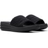 imageClarks Womens Slip On Open Toe Slide SandalsBlackBlack Synthetic