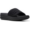 imageClarks Womens Slip On Open Toe Slide SandalsBlackBlack Synthetic