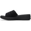 imageClarks Womens Slip On Open Toe Slide SandalsBlackBlack Synthetic