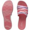 imageClarks Womens Slip On Open Toe Slide SandalsMulticolour Textile