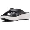 imageClarks Womens Drift Ave Wedge SandalBlack Synthetic