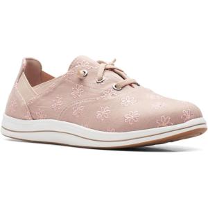 imageCLARKS Womens Breeze Ave Sneaker Taupe Interest 7 Wide