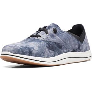 imageClarks Womens Breeze Ave Ii SneakerBlackWhite Textile