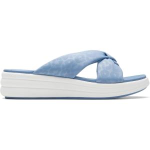 imageClarks Womens Drift Ave Wedge SandalDenim Blue Textile