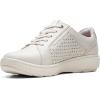 imageClarks Womens Caroline Ella SneakerWhite Leather