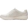 imageClarks Womens Caroline Ella SneakerWhite Leather