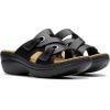 imageClarks Womens Merliah 2 Cove Heeled SandalBlack Leather
