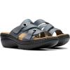 imageClarks Womens Merliah 2 Cove Heeled SandalBlue Grey Leather