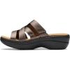 imageClarks Womens Merliah 2 Cove Heeled SandalBronze Metallic Leather