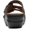imageClarks Womens Merliah 2 Cove Heeled SandalBronze Metallic Leather