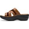 imageClarks Womens Merliah 2 Cove Heeled SandalTan Leather